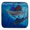 Caroline's Treasures JMA2011DDM Wide Open Sailfish Dish Drying Mat Absorbent Dish Drying Mat Pad for Kitchen Counter Dish Drainer Mat for Countertop, 14 x 21", Multicolor view 1
