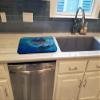 Caroline's Treasures JMA2011DDM Wide Open Sailfish Dish Drying Mat Absorbent Dish Drying Mat Pad for Kitchen Counter Dish Drainer Mat for Countertop, 14 x 21", Multicolor view 3