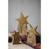 Kalalou NNV1008 Set of Three Wooden Star On Base, Natural view 1
