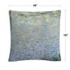 Trademark Fine Art Waterlillies Morning II by Vincent Van Gogh, 16x16 Decorative Throw Pillow view 2