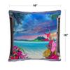 Trademark Fine Art Window to Paradise VII by Leo Kelly, 16x16 Decorative Throw Pillow view 2