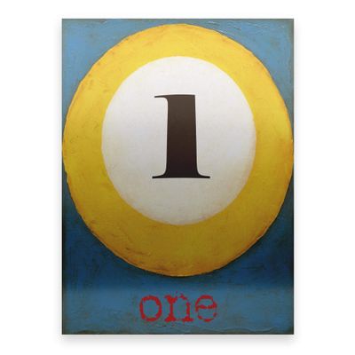 Graphic Pool I by Jennifer Goldberger, Metal Art 16x22