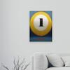 Graphic Pool I by Jennifer Goldberger, Metal Art 16x22 view 3