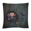 Trademark Fine Art Pretty Blueberry by Christine Sainte-Laudy, 16x16 Decorative Throw Pillow view 1