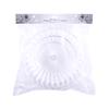 Simply Elegant 9" Round Clear Picnic Fruits Baskets (12 Baskets) BPA Free, Fast Food Restaurant Supplies view 2