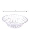 Simply Elegant 9" Round Clear Picnic Fruits Baskets (12 Baskets) BPA Free, Fast Food Restaurant Supplies view 3