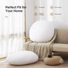 Acanva Decorative Round Throw Pillow Inserts Form Stuffer Cushion Sham Filler, 32'', White view 2