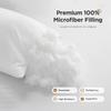 Acanva Decorative Round Throw Pillow Inserts Form Stuffer Cushion Sham Filler, 32'', White view 3
