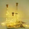 Cynzia Upgraded 8 Pack Solar Wine Bottle Lights, 20LED Silver Wire Cork Lights Waterproof Fairy Lights for Liquor Bottles Crafts Party Wedding Halloween Christmas Decor(Warm White) view 3