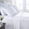 4 Piece Bed Sheets Set, Hotel Luxury 600 TC Platinum Collection Bedding Set, 15" Deep Pockets, Wrinkle & Fade Resistant, Hypoallergenic Sheet & Pillow Case Set (Full XL, White) view 1