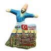 3D Istanbul Turkey Refrigerator Fridge Magnet Tourist Souvenirs Handmade Ceramics Craft Magnetic Stickers Home Kitchen Decoration Travel Gift view 1