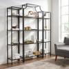 Crosley Furniture Aimee 3-Piece Bookshelf Set with Glass Shelves, Bookcase Storage, Oil-Rubbed Bronze view 2