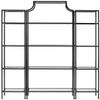 Crosley Furniture Aimee 3-Piece Bookshelf Set with Glass Shelves, Bookcase Storage, Oil-Rubbed Bronze view 4