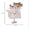 Allen Designs P1993 Swinging Pendulum Clock Pretty Kitty Cat Design 7.25 inches X 14.25 inches view 3