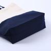 Azuca Canvas Bags Heavy Duty 12 oz with Bottom Gusset Grocery Beach Shopping Bag 17x14x4 Inches (Dark Blue - 12 Pack) view 4