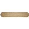 VHC Brands Farmhouse Coastal Braided Woven Natural Jute Table Runner for Kitchen Tabletop Dining Room Table Hot Pad Mat, Gift Ideas- Natural Tan, Oval 13x72, 6 Foot Long view 4