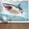 Shorping Cartoon Ocean Animal Tapestry, 60x60Inches Hanging Wall Tapestry for Dcor Living Room Dorm view 1