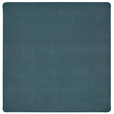 Carpets for Kids 7146.400 Soft-Touch Texture Blocks Solid Collection Carpet in Slate Blue 4ft x 6ft Rectangle Blue