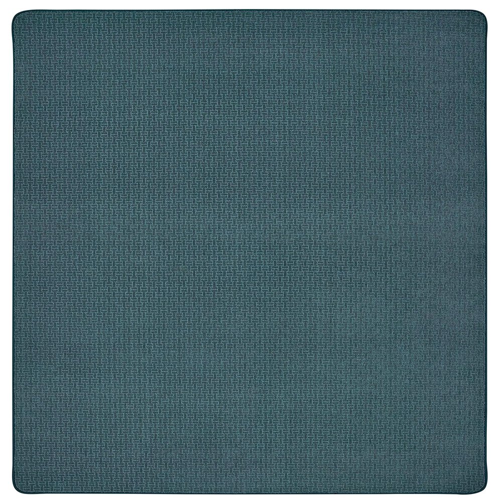 Carpets for Kids 7146.400 Soft-Touch Texture Blocks Solid Collection Carpet in Slate Blue 4ft x 6ft Rectangle Blue