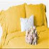 1 Side Dust Ruffle Pillow sham Set of 2pc Egyptian Cotton 500tc Gold Standard (20 x 26 inch) view 1