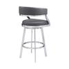 Naveah Bar Stool, Grey view 4