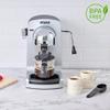 IMUSA 4cup Electric Bistro Espresso Cappuccino Maker, Silver view 3