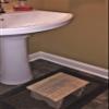 Classic Amish Reclaimed Wood Stool. Natural, Rustic, Solid. Versatile Home Decor Piece. Handmade in USA. Step/Sitting/Footstool/Plant Stand. 12 x 8.5 x 8 view 4