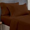 100% Cotton Sheets, Softest 4-Pc Queen Sheet Set, Cooling Sheets for Queen Size Bed, Deep Pockets, 600 Thread Count Sateen, Bedding Sheets & Pillowcases, Queen Sheets up to 16 inch Deep view 1