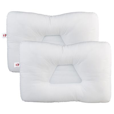 Core Products Tri-Core Cervical Support Pillow Gentle (Medium Firmness) Orthopedic Neck Pillow for Pain Relief, Back and Side Sleepers Ergonomic Contour Pillow Assembled in USA, Full Size, 2