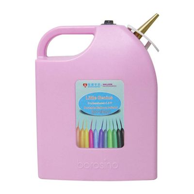 Portable Electric Balloon Inflator Pump Rechargeable Twisting Modeling Balloon Pump for Birthday/Party/Decoration (Pink)