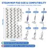 3 Pack Steam Mop Replacement Pads, Microfiber Steam Mop Pads with Scrub Strips, Compatible with Shark Steam Pocket Mop S3500 Series (S3501, S3601, S3901), Washable Pads for Sealed Hard Floors view 2