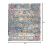JONATHAN Y Boho Vintage Navy/Cream Indoor Area Rug, 5x8, Bohemian Flair Medallion, Chic, Floral, High Traffic for Living Room, Bedroom, Kitchen, Pet Friendly, Non-Shedding (BMF103B-5) view 2