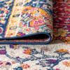 JONATHAN Y Boho Vintage Blue/Multi Indoor Area Rug, 5x8, Bohemian Flair Medallion, Floral Easy-Cleaning High Traffic for Living Room, Bedroom, Kitchen, Pet-Friendly, Non-Shedding (BMF106A-5) view 4