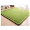 Coral Velvet Area Rugs Play Mat Carpet Crawling Mat for Nursery Baby Toddler Children Kids Room, Yoga Mat Exercise Pads (Light Green, 6.6 ft x 6.6 ft) view 1