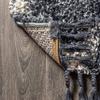 JONATHAN Y Mercer Shag Plush Tassel Blue/Cream Indoor Area Rug, 5x8, Moroccan Geometric Trellis, Contemporary, Easy-Cleaning for Living Room, Bedroom, Kitchen, Pet Friendly, Non-Shedding (MCR102A-5) view 4