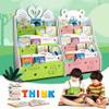 Bookcases Book Storage Rack Kids Childrens Front Facing Bookshelf Kindergarten Book Shelf Large Capacity Storage Rack Cartoon Floor Magazine Rack Cabinets & Shelves view 4