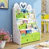 Bookcases Book Storage Rack Kids Childrens Front Facing Bookshelf Kindergarten Book Shelf Large Capacity Storage Rack Cartoon Floor Magazine Rack Cabinets & Shelves view 4