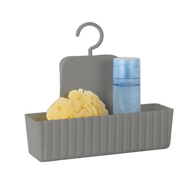 Allstar Minas Taupe Shower Caddy Wall Basket