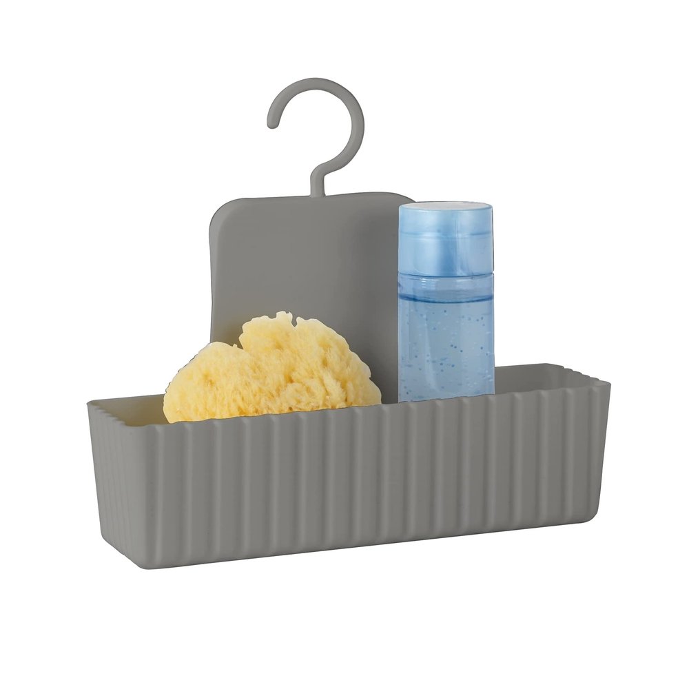 Allstar Minas Taupe Shower Caddy Wall Basket