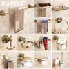 Mercury_Group, Antique Bronze Bathroom Accessories All-in-one Package, Towel Bar, Towel Ring, Toilet Brush Holder, Robe Hook, Hair Dryer Holder - (Color:Soap Basket) view 2