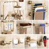 Mercury_Group, Antique Bronze Bathroom Accessories All-in-one Package, Towel Bar, Towel Ring, Toilet Brush Holder, Robe Hook, Hair Dryer Holder - (Color:Soap Basket) view 3
