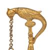 Five-Wick Peacock Hanging Oil lamp with Stand - Brass Statue view 4