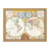 Map Dunn 1794 World Hemispheres Globe Earth Chart Artwork Framed Wall Art Print 18X24 Inch view 1