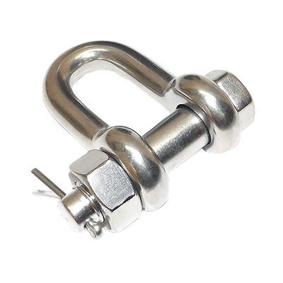 MH GLOBAL Bolt Pin D Ring Rig Boating 3/4" Marine Stainless Steel 316 Chain Shackle