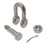 MH GLOBAL Bolt Pin D Ring Rig Boating 3/4" Marine Stainless Steel 316 Chain Shackle view 3