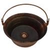 Rustic Fired Vintage Patina Bucket Vessel Pure Copper Bathroom Sink view 3