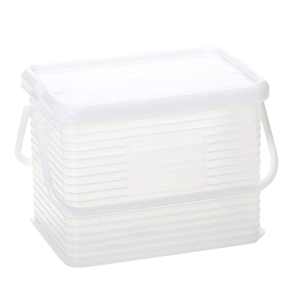 Sanko Plastic 171795 Storage Case, Simple White, Container Clear, S (Made in Japan) (W x D x H): 11.4 x 7.9 x 6.6 inches (29 x 20