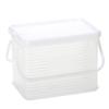 Sanko Plastic 171795 Storage Case, Simple White, Container Clear, S (Made in Japan) (W x D x H): 11.4 x 7.9 x 6.6 inches (29 x 20 view 1