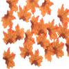 ToBe-U 200PCS Fall Artificial Maple Leaves Decorations - Thanksgiving Autumn Leaf Wedding Party Table Decor view 1