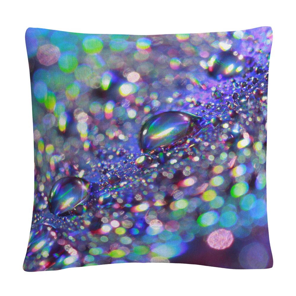 Trademark Fine Art Colours of Rainbow by Beata Czyzowska Young, 16x16 Decorative Throw Pillow